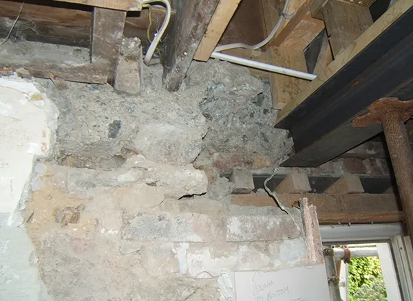 Shuttered Mass Concrete example